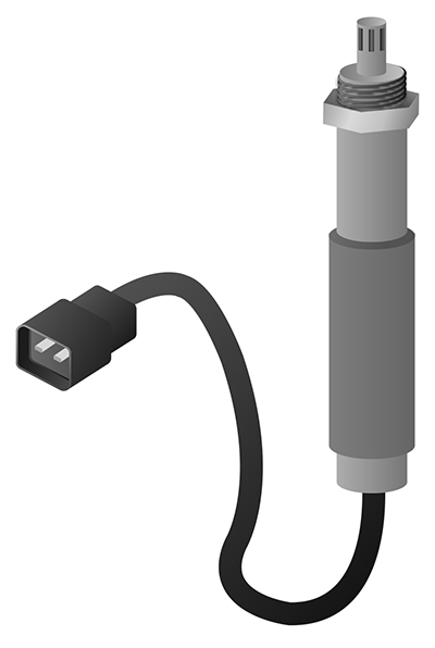 An automobile O2 Sensor diagram