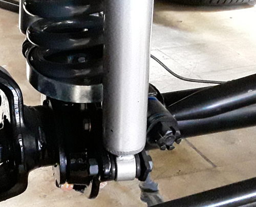 A mechanics view of an automobiles suspension spring