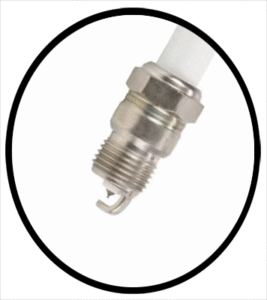 An automobile platinum spark plug