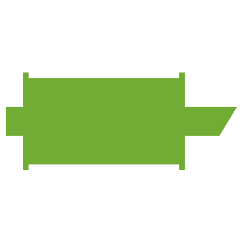 A simple illustration of an automobile muffler